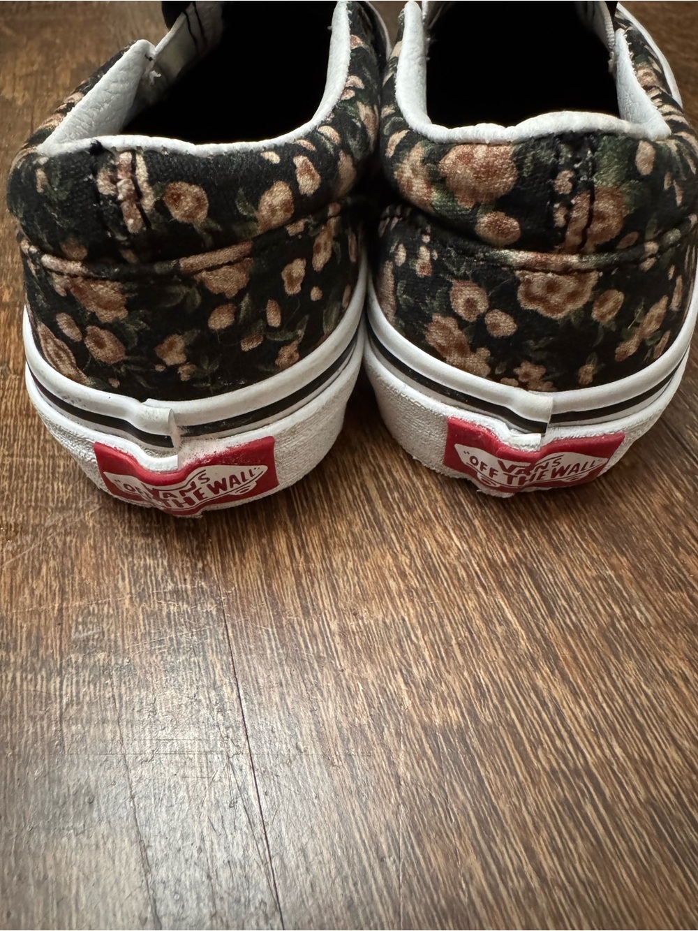 Vans Floral Slip Ons Kids 12.5 Cute Skater Sneakers Shoes - Picture 3 of 9